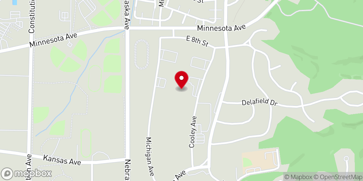 Map showing location of Specker Chapel
