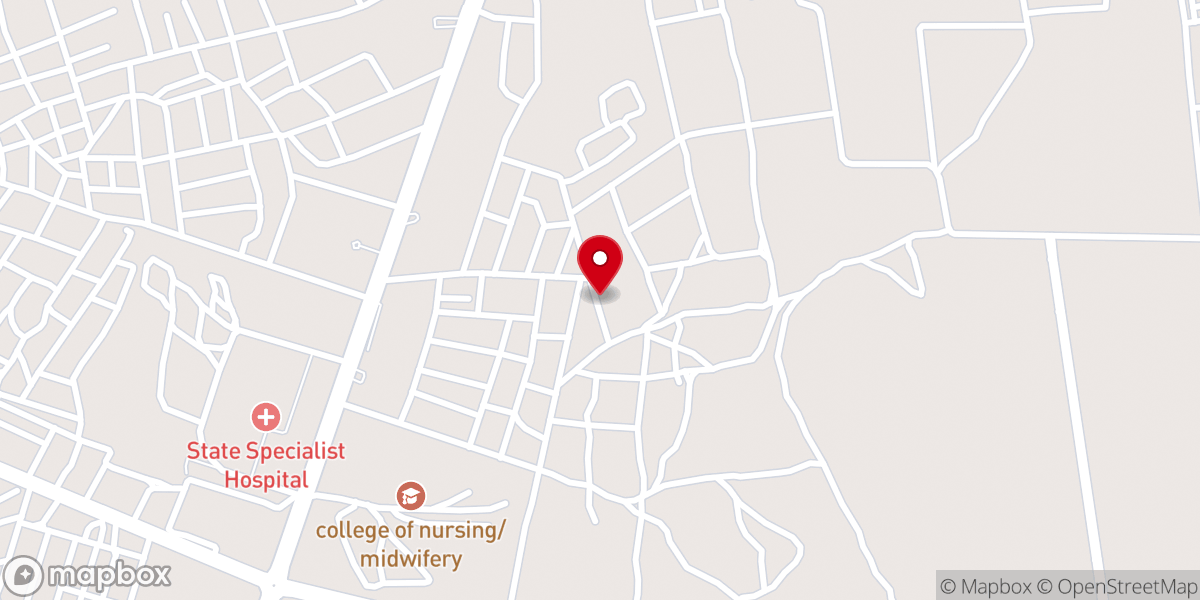 Map showing location of Church of the Brethren in Nigeria
