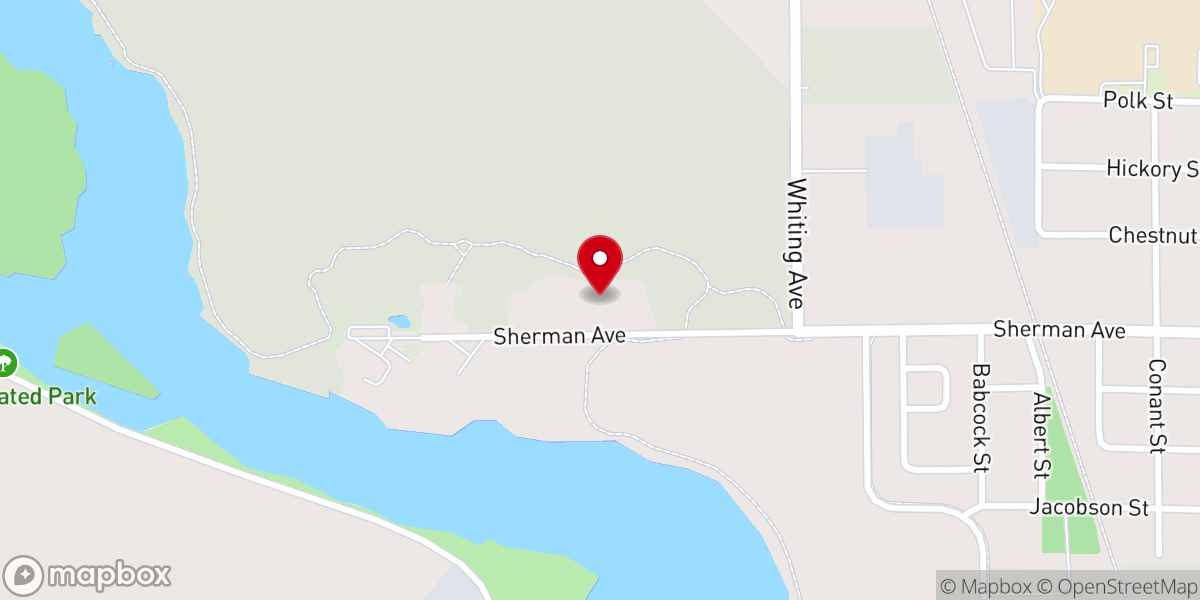 Map showing location of Stevens Point Seventh-day Adventist Church