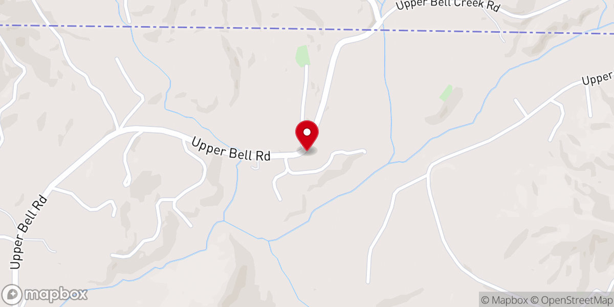Map showing location of Bell Scene Church