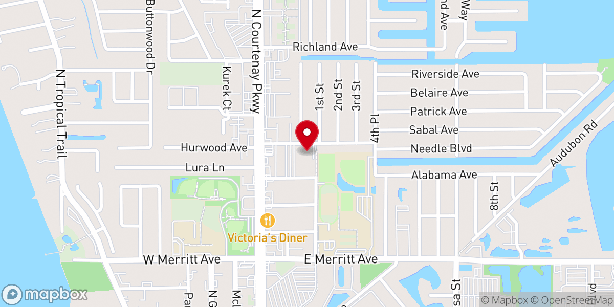 Map showing location of Grace United Methodist Church - Food Pantry