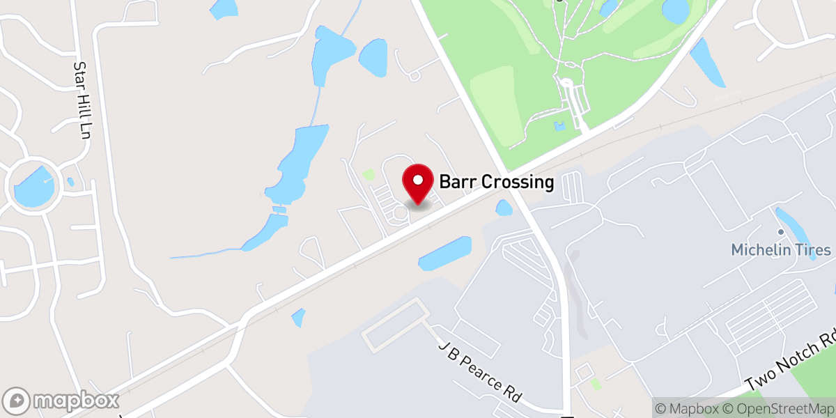 Map showing location of Calvary Chapel of Lexington