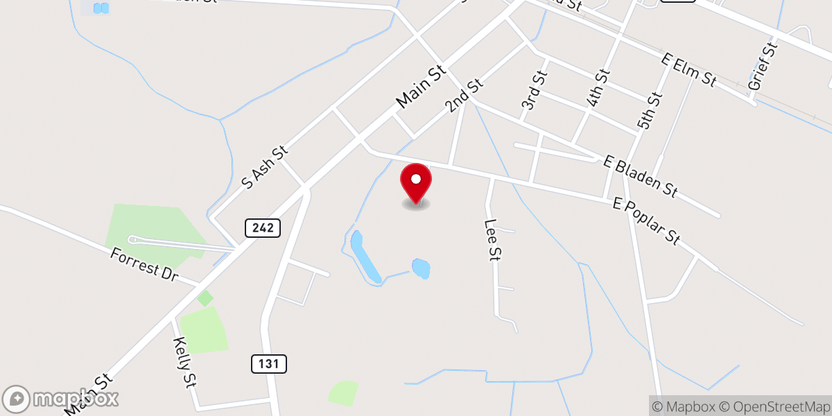 Map showing location of Iglesia Adventista del Séptimo Día Hispana de Bladenboro / Bladenboro Spanish Seventh-Day Adventist Church