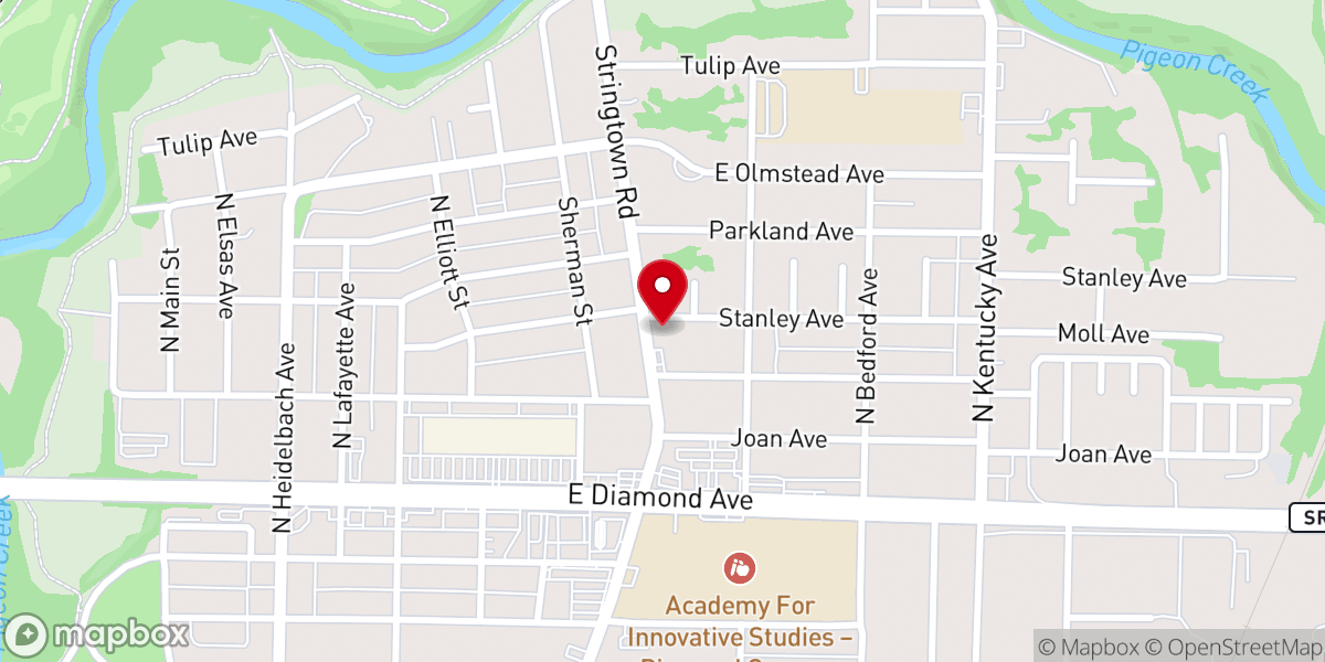 Map showing location of Agape Life Church Inc