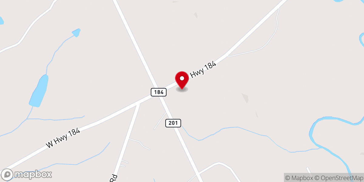 Map showing location of Shiloh Mennonite Church