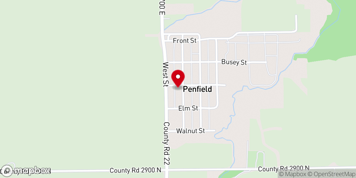 Map showing location of St Lawrence Catholic Church
