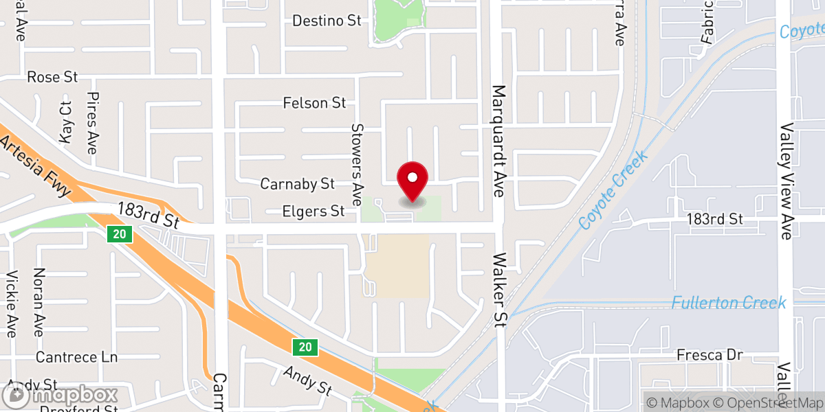 Map showing location of Lifeline Community Fellowship