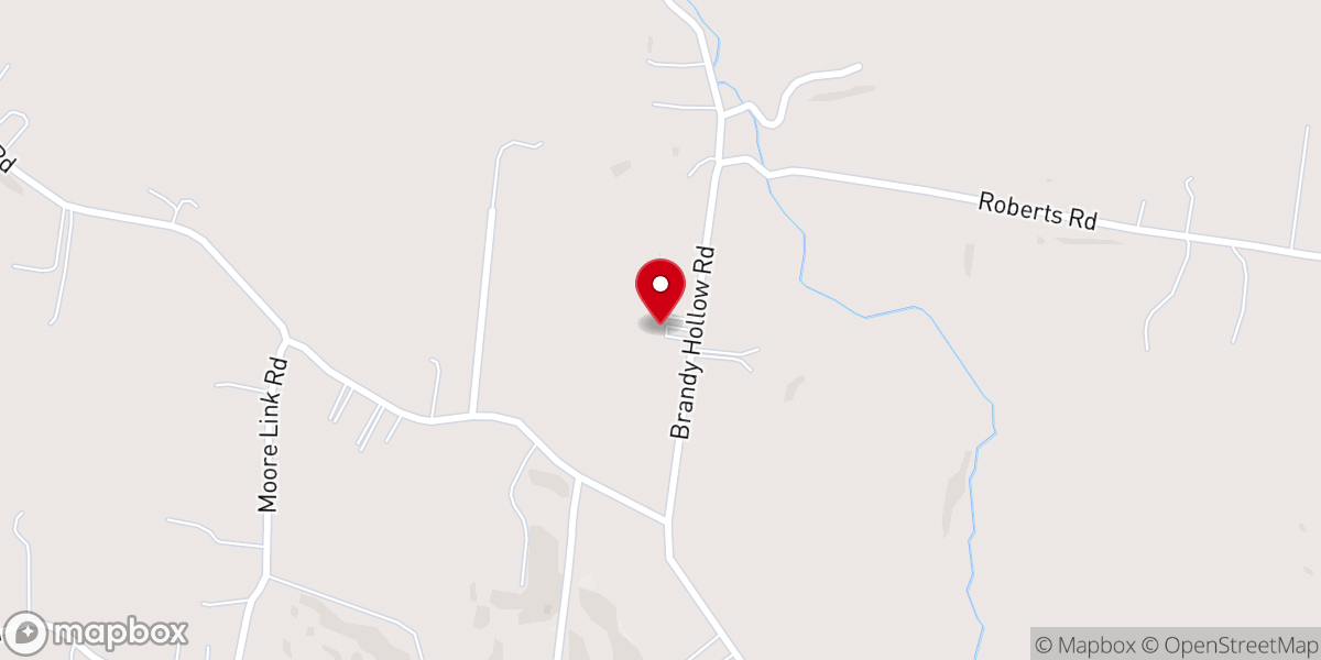 Map showing location of Hollis Chapel General Baptist