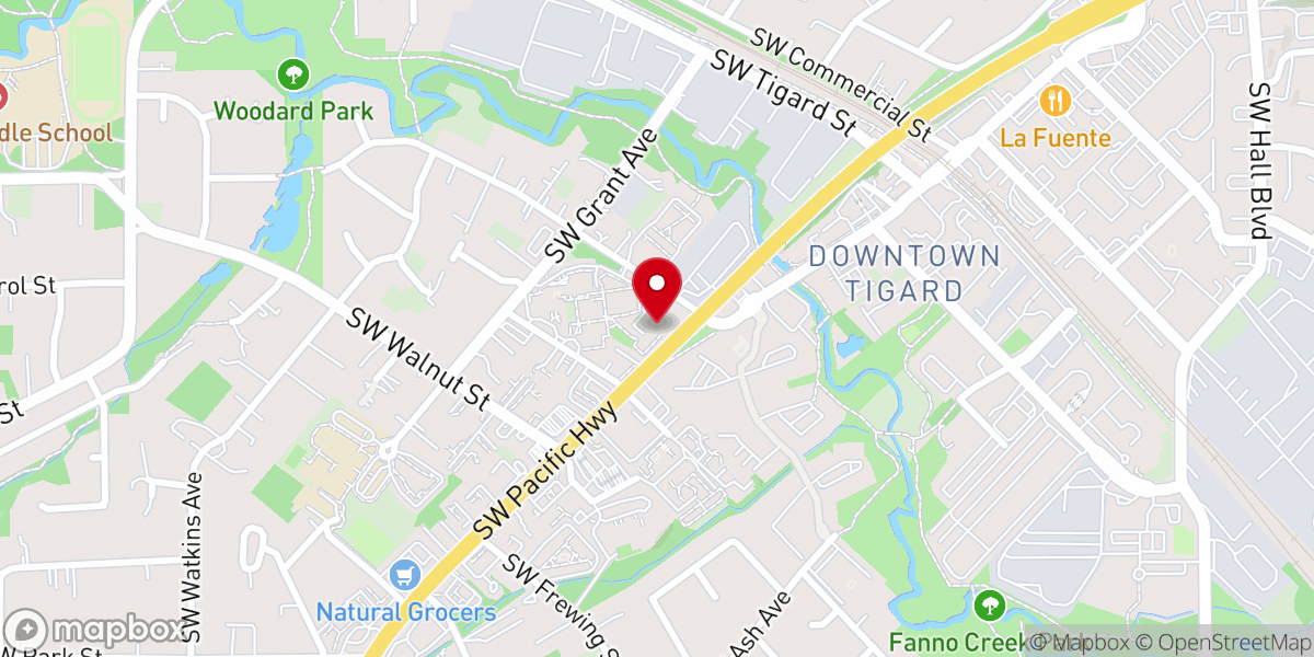 Map showing location of St Anthony's Church & School