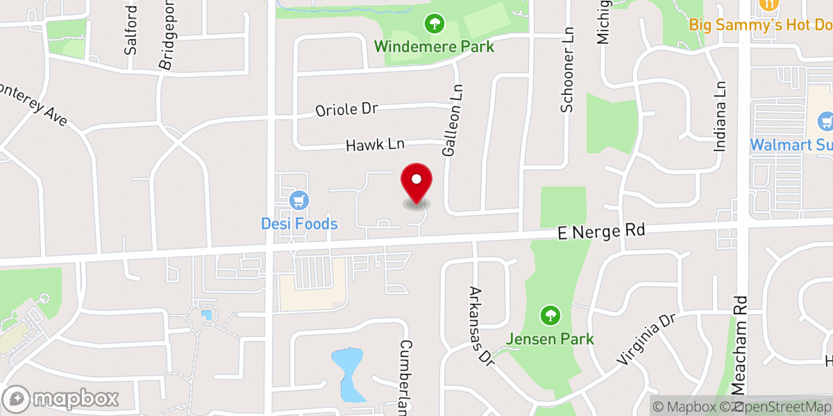 Map showing location of Trinity Gospel Church