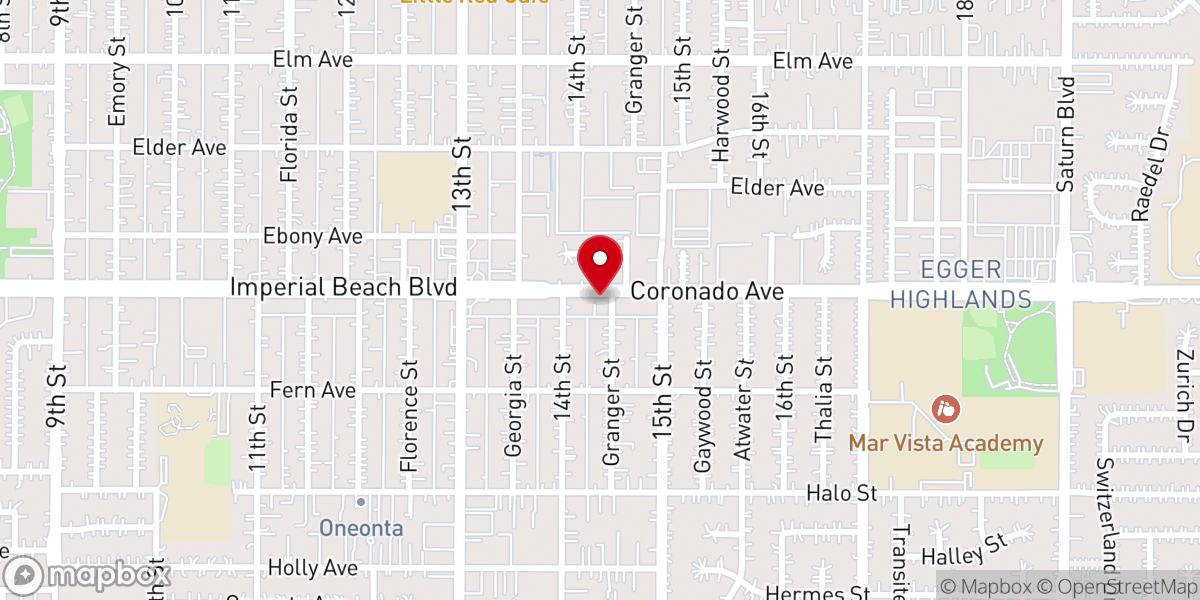 Map showing location of Iglesia de la Comunidad Torre Fuerte