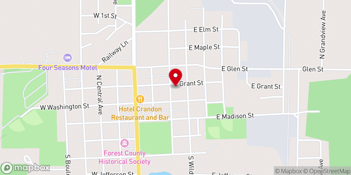Map showing location of St. Joseph Parish