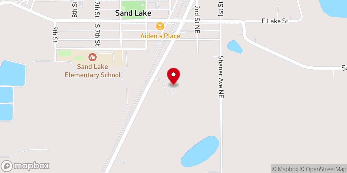 Map showing location of Resurrection Lutheran Church