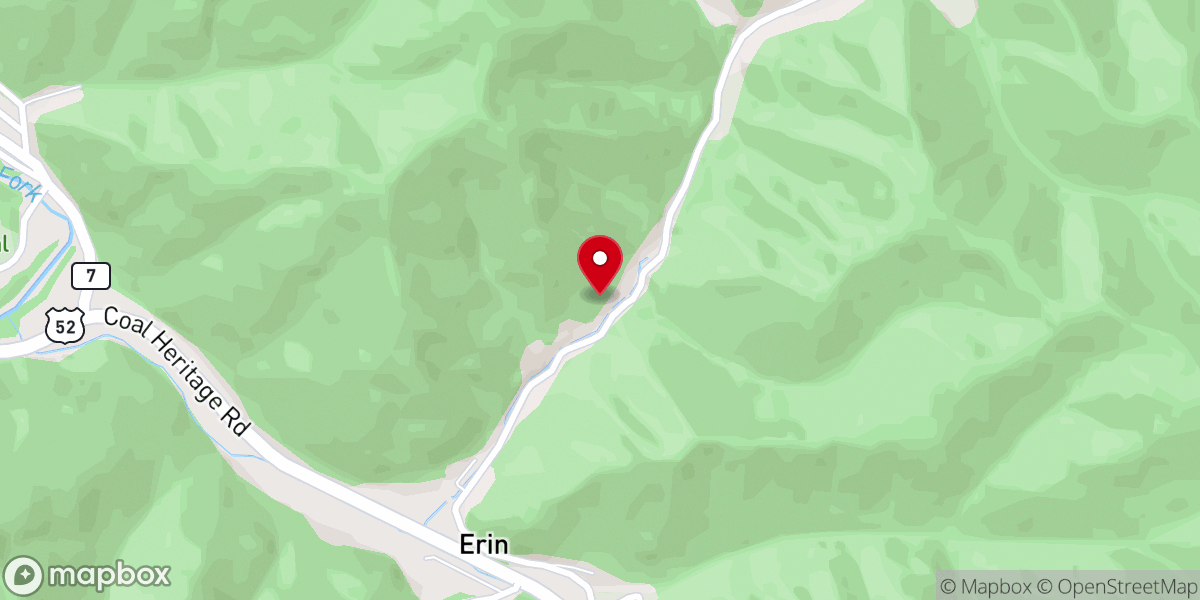 Map showing location of Little Vine Church