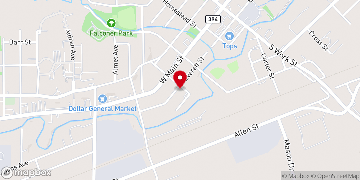 Map showing location of Our Lady of Loreto Parish