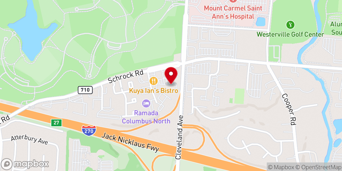 Map showing location of Iglesia Pentecostal Bethel de Ohio