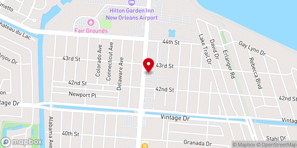 Map showing location of Nova Vida Church