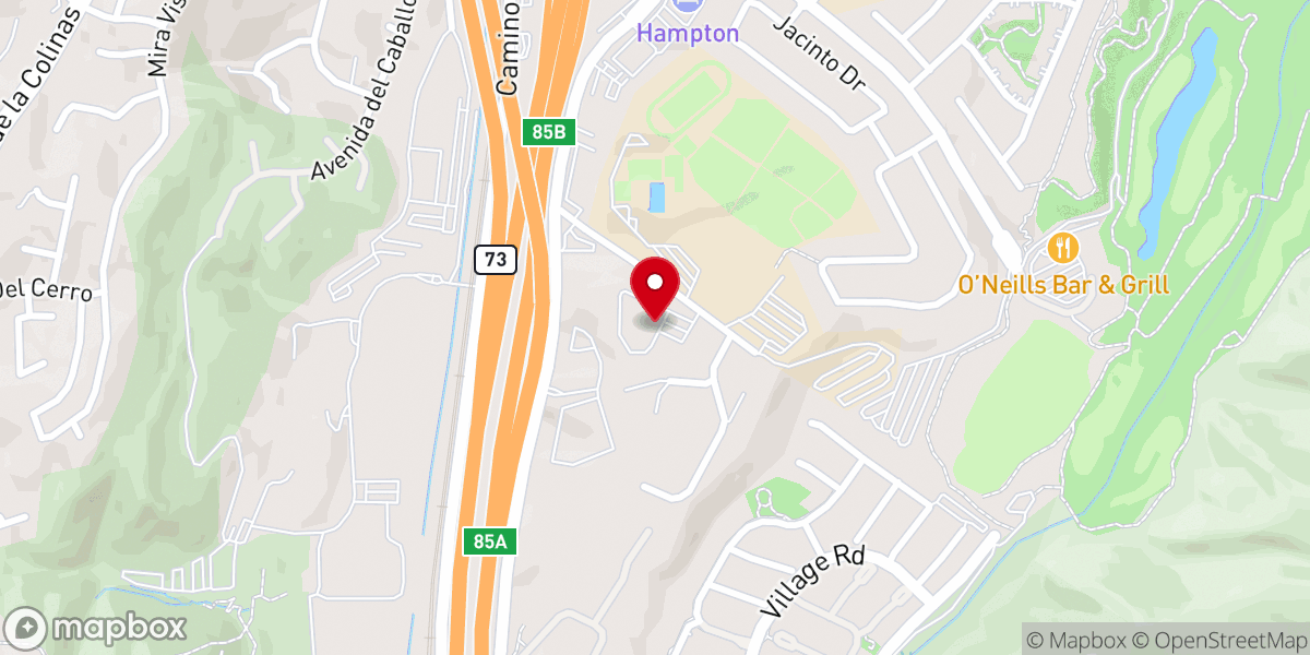 Map showing location of Coast Bible Church