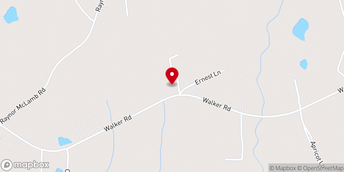 Map showing location of Lettie Temple Church