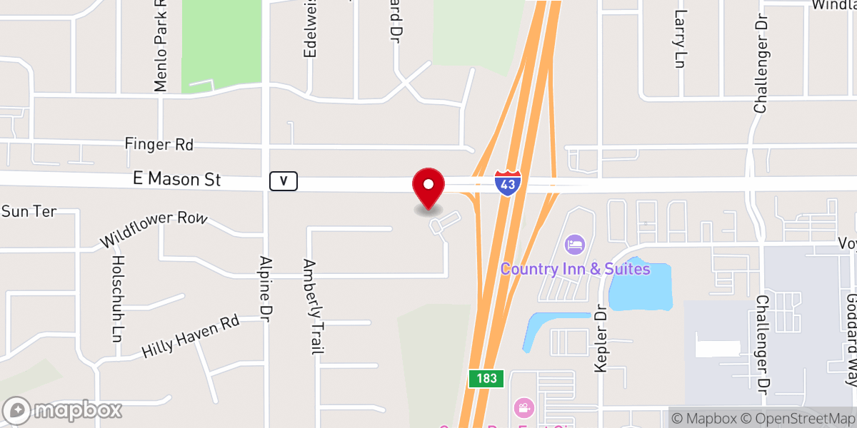 Map showing location of Faith Builders Ministries Inc