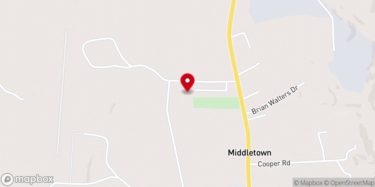 Map showing location of Solid Rock Full Gospel Church