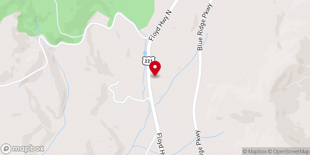 Map showing location of Mount Olivet Baptist Church