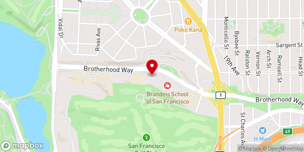 Map showing location of New North Church