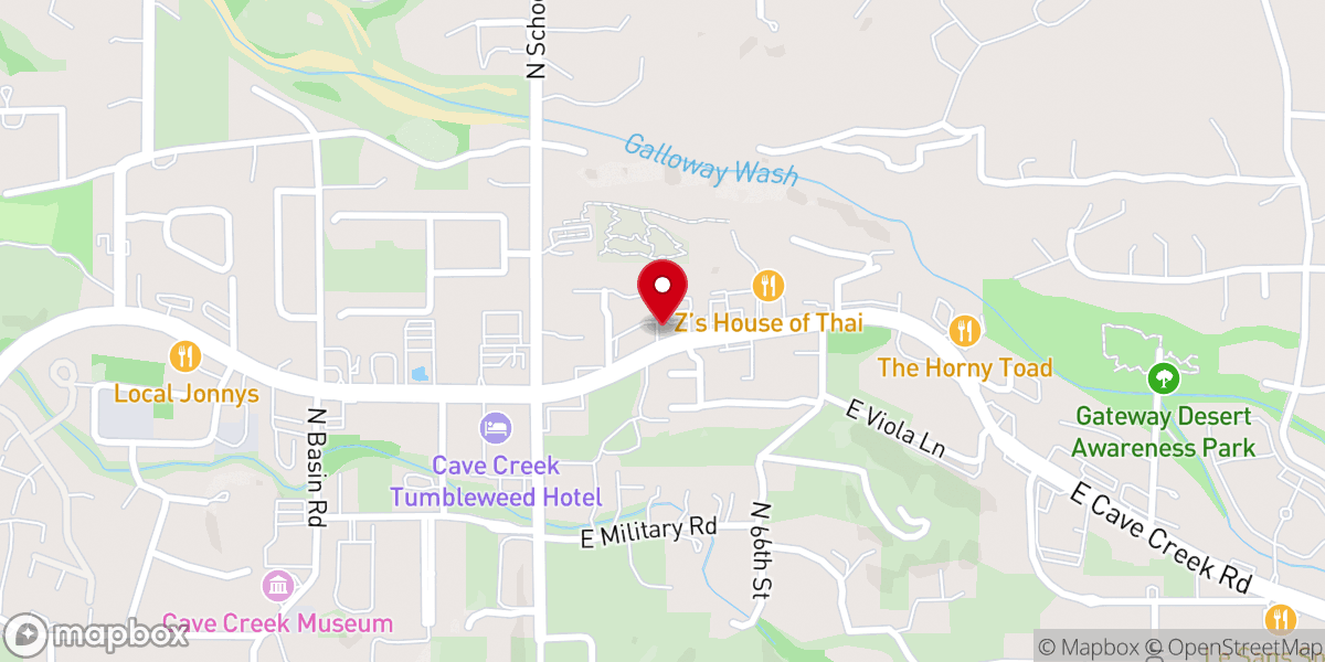 Map showing location of Good Shepherd of the Hills