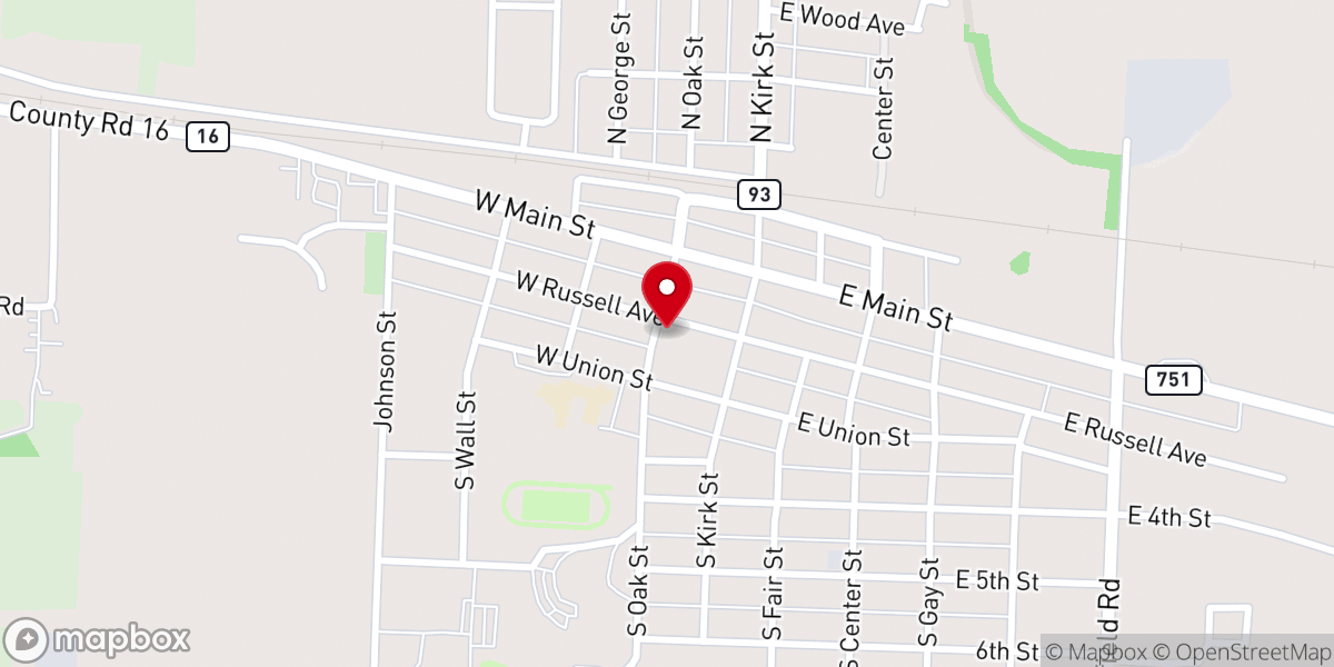 Map showing location of Family Christian Life Center