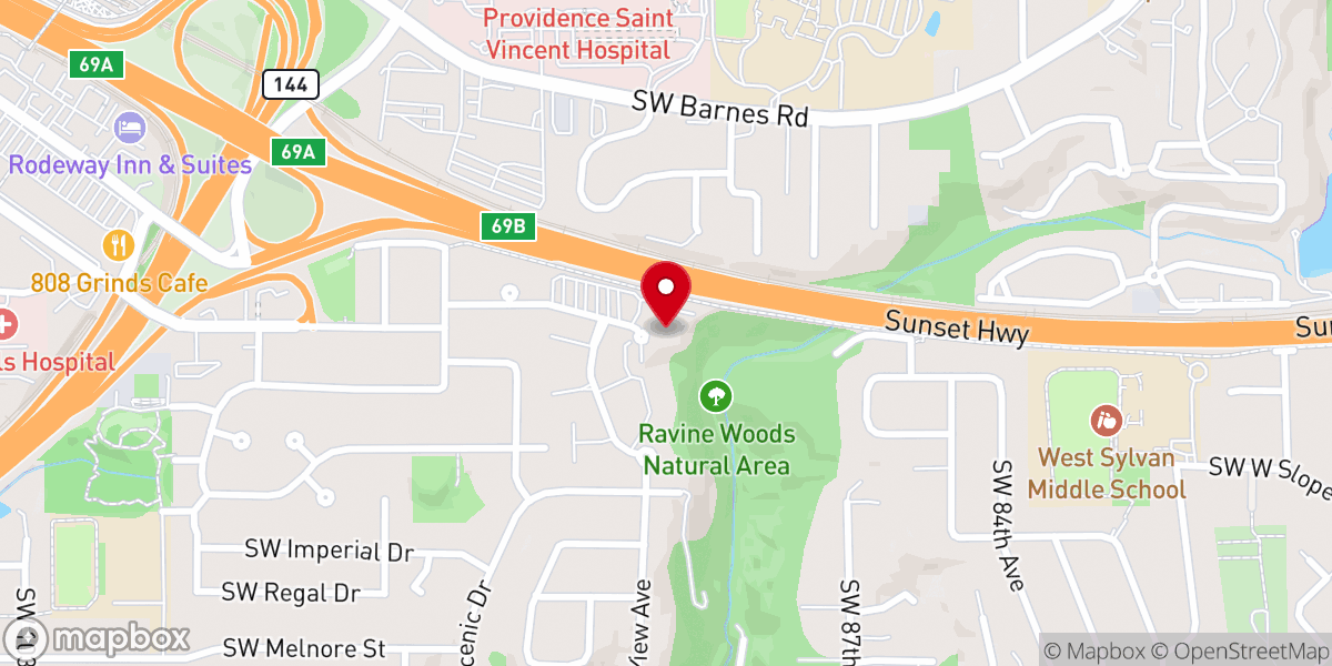 Map showing location of Iglesia de Cristo Mision Elim Oregon