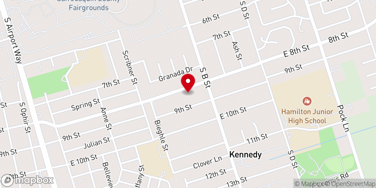 Map showing location of A Greater Fellowship Church of God in Christ