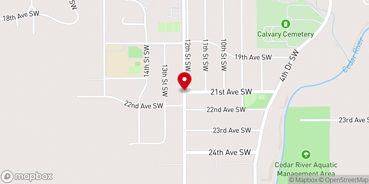 Map showing location of Austin Baptist Chapel en Español