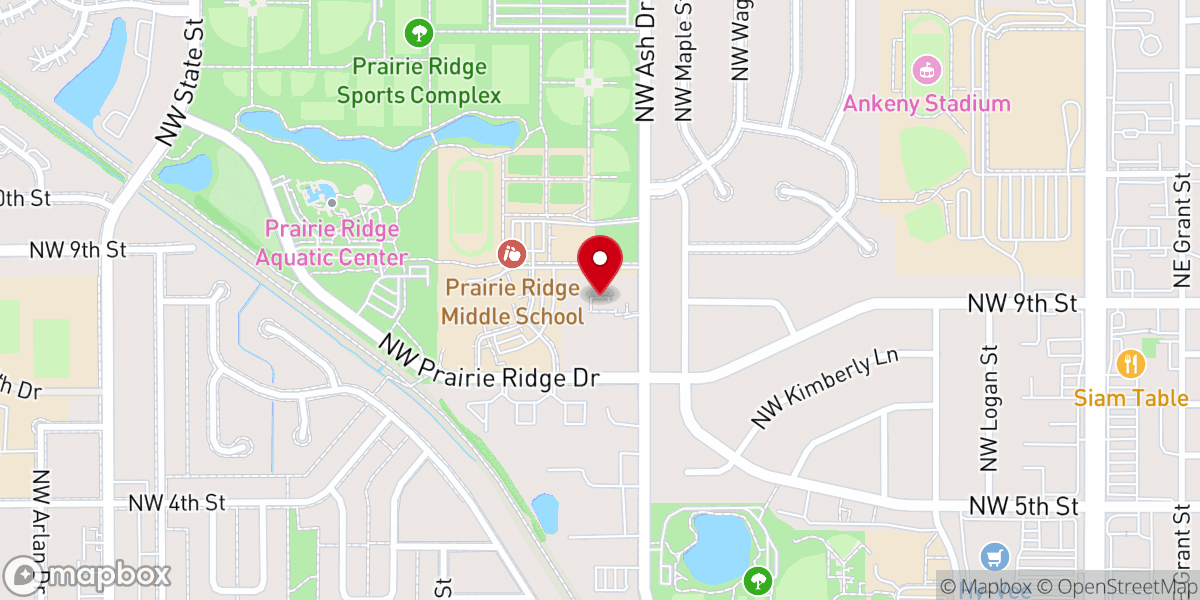 Map showing location of Resurrection Lutheran Church
