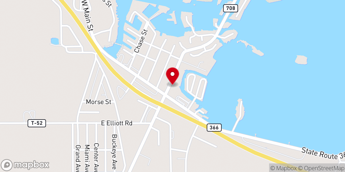 Map showing location of Indian Lake Community Church