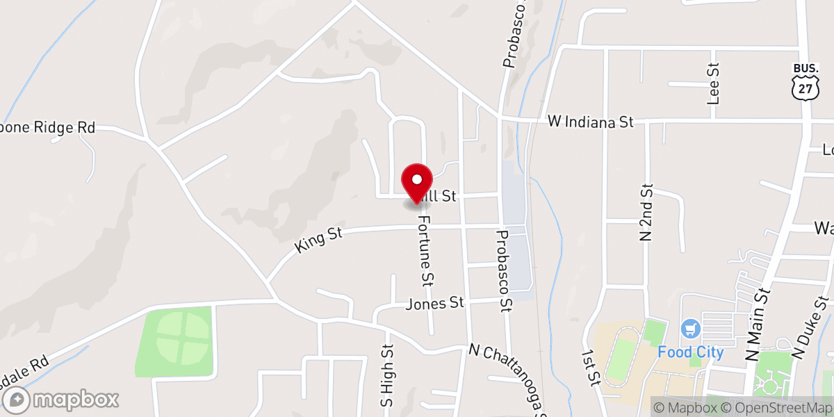 Map showing location of Bridges Melvin
