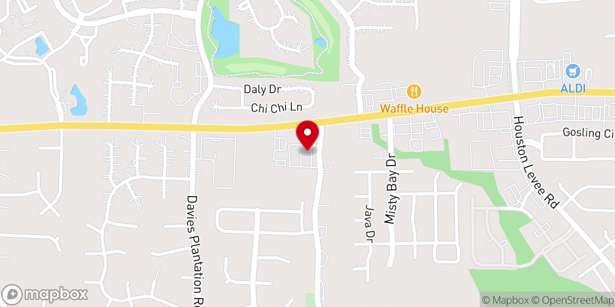 Map showing location of Highland Heights Presbyterian
