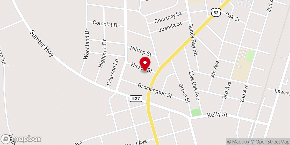 Map showing location of St Ann Catholic Church