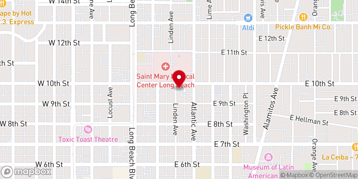 Map showing location of The Gathering Lutheran Church