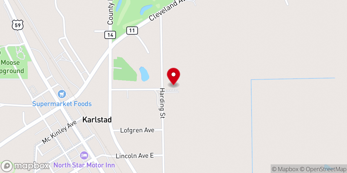 Map showing location of Heritage Christian School