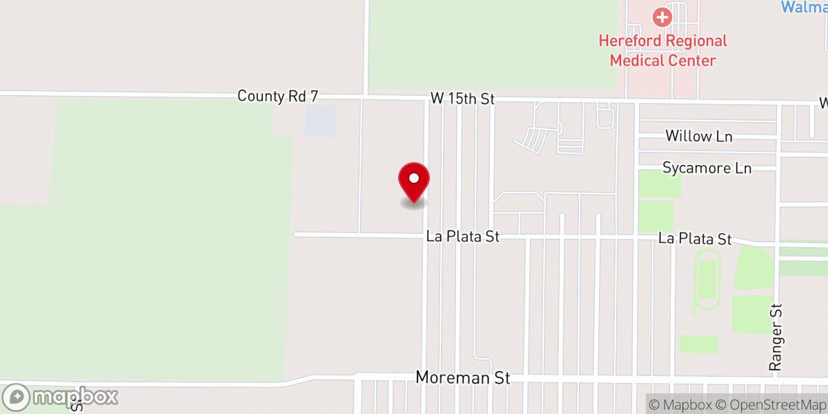 Map showing location of Nazarene Family Church