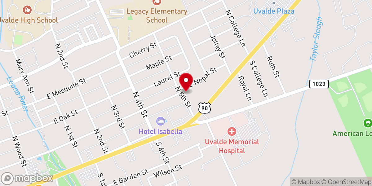 Map showing location of Gods House Ministries