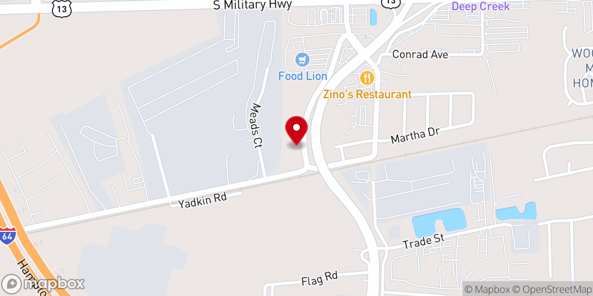 Map showing location of Christ Apostolic Church of America