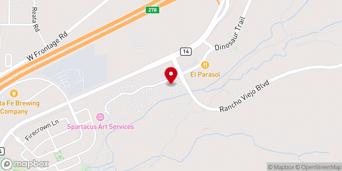 Map showing location of Blaze Christian Fellowship