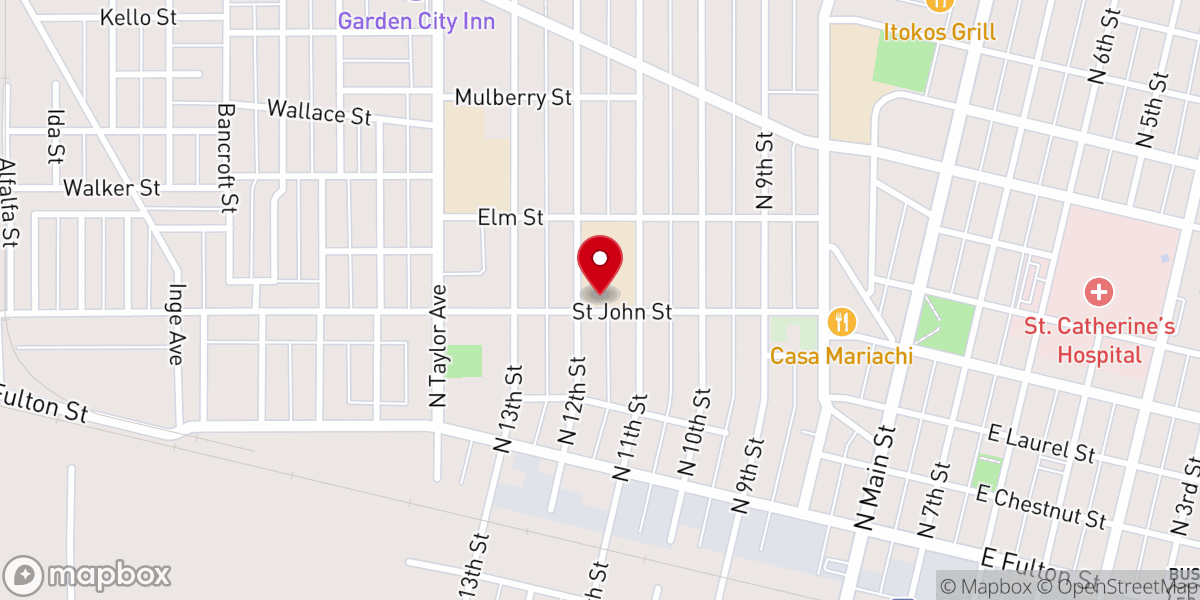 Map showing location of St Mary Religious Education