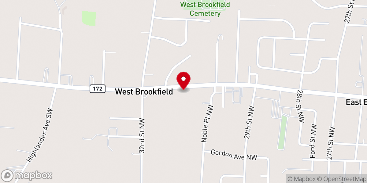 Map showing location of Epworth United Methodist Church