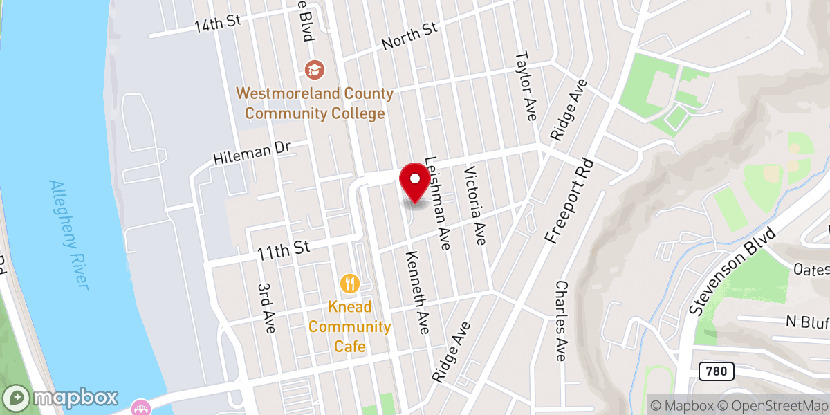 Map showing location of St Joseph's Church