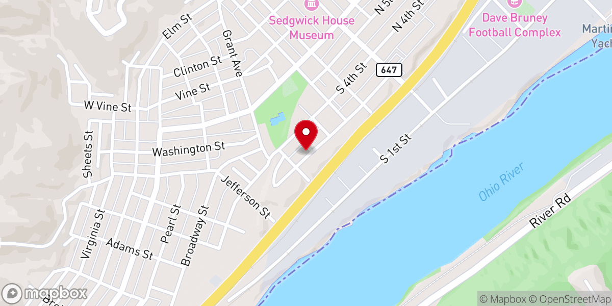 Map showing location of Fisher Van D