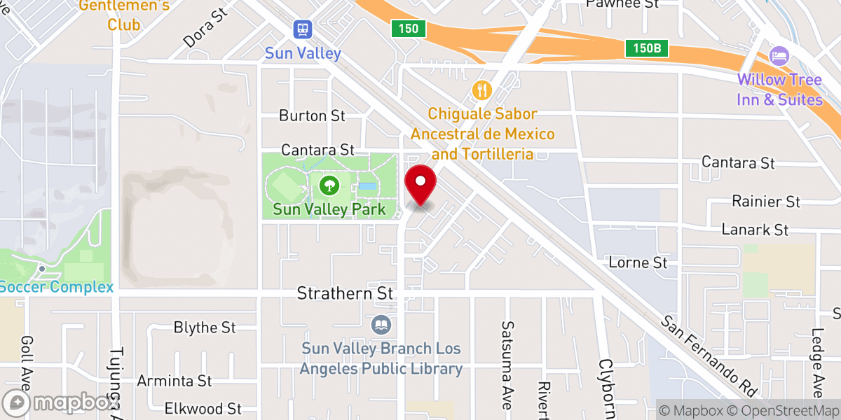 Map showing location of Ministerio Sinal