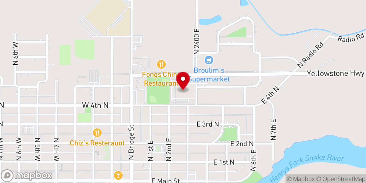 Map showing location of SAINT ANTHONY STAKE CENTER