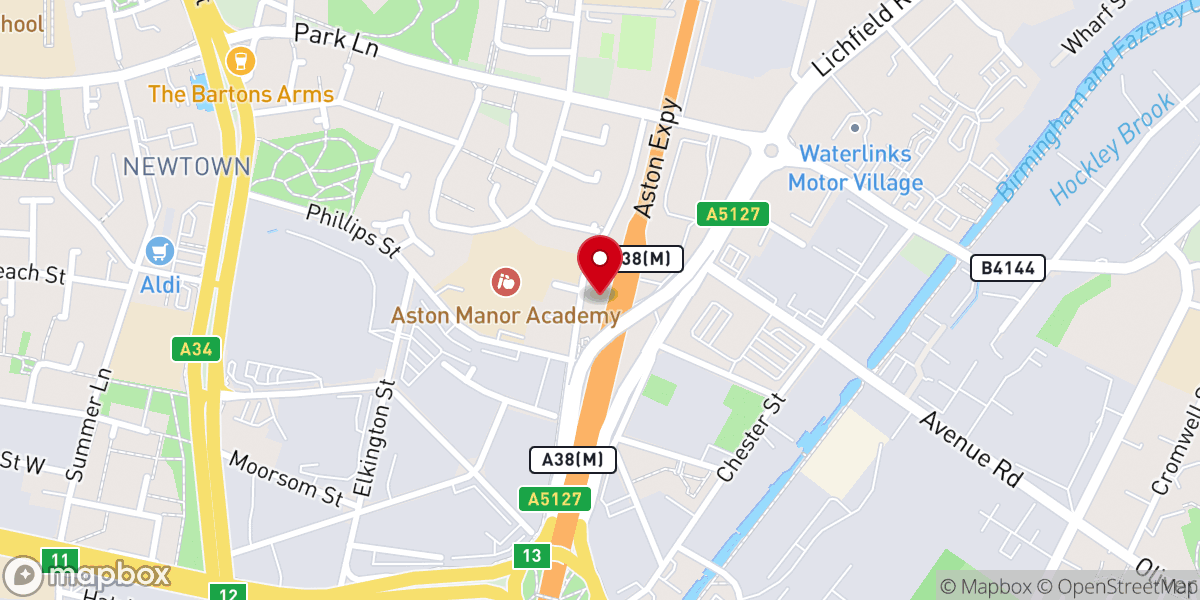 Map showing location of Mount Zion Community Church